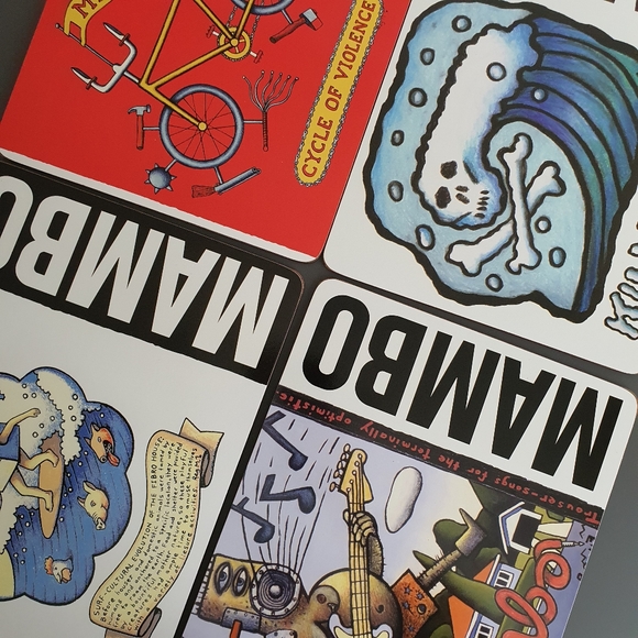 Brand New MAMBO Cork Backed Placemats Boxset x6 - Picture 4 of 12